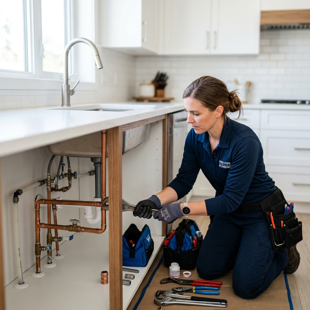 Plumber clearing a drain clog in Duluth MN